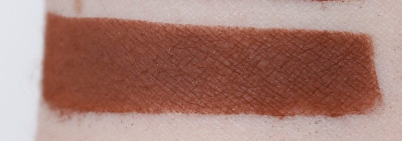 Silk Naturals Quiz swatch, dupe for Anastasia Beverly Hills Fudge, Jeffree Star Dominatrix