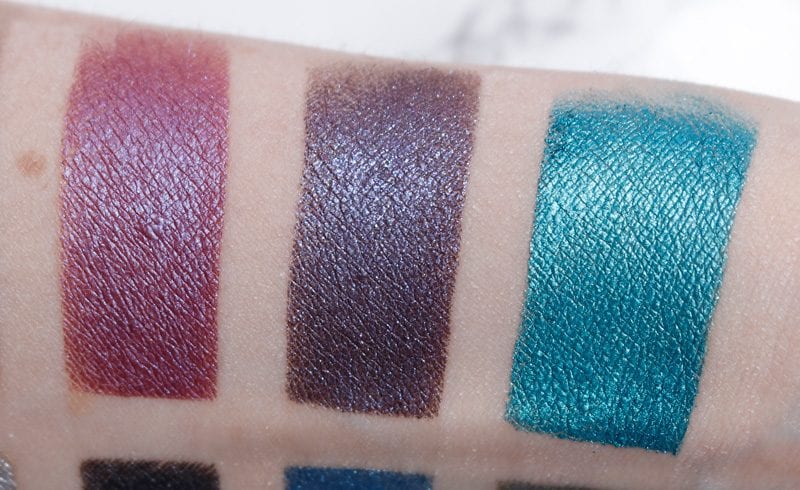 Urban Decay Heavy Metals Palette Swatches