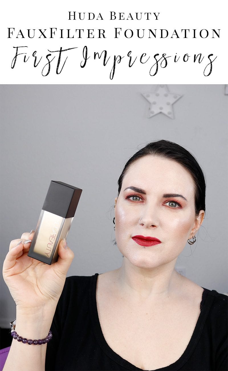 Huda Beauty FauxFilter Foundation - First Impressions of Milkshake, as well as a comparison to NARS Siberia, Kat Von D L41 & Idun Minerals Jorunn. #hudabeauty #paleskin #foundation #fauxfilter