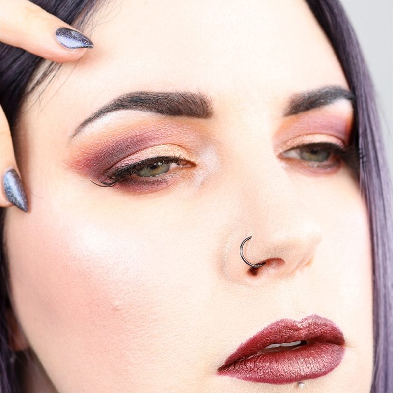 Wearing Cover FX Prism and Celestial highlighters