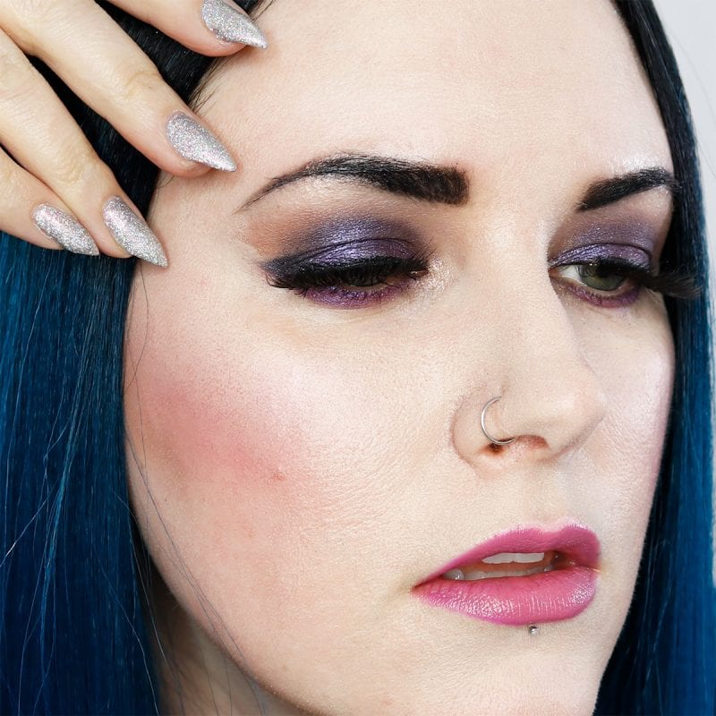 Urban Decay Heavy Metals Spandex, Metalhead, Ground, Angel Fire and Laced look