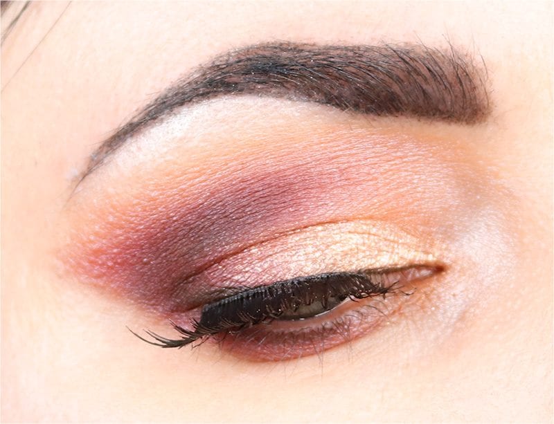 Wearing Urban Decay Angel Fire, Too Faced Just Peachy Mattes and Aromaleigh Kupala