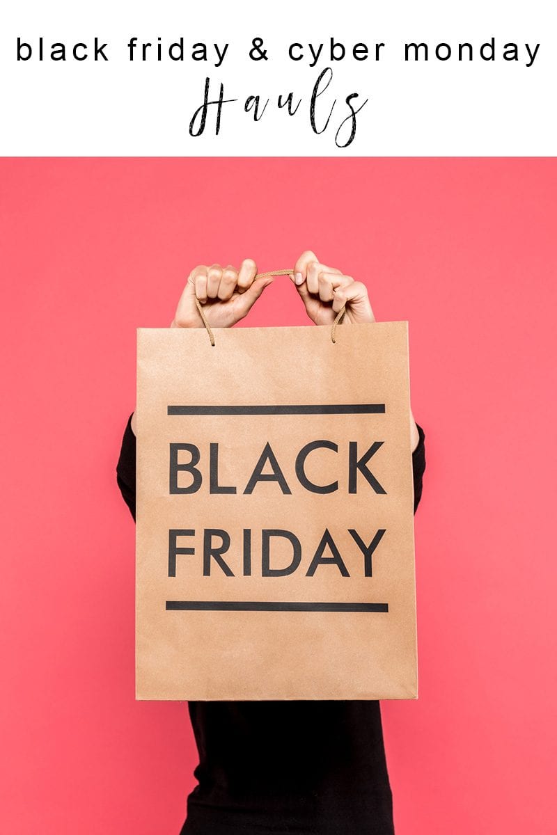 Black Friday and Cyber Monday Hauls - The shopping I did over the holiday weekend.