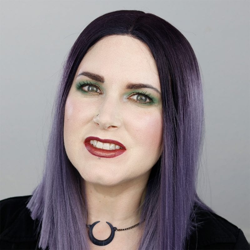 Wearing Kat Von D Pastel Goth and MetalMatte