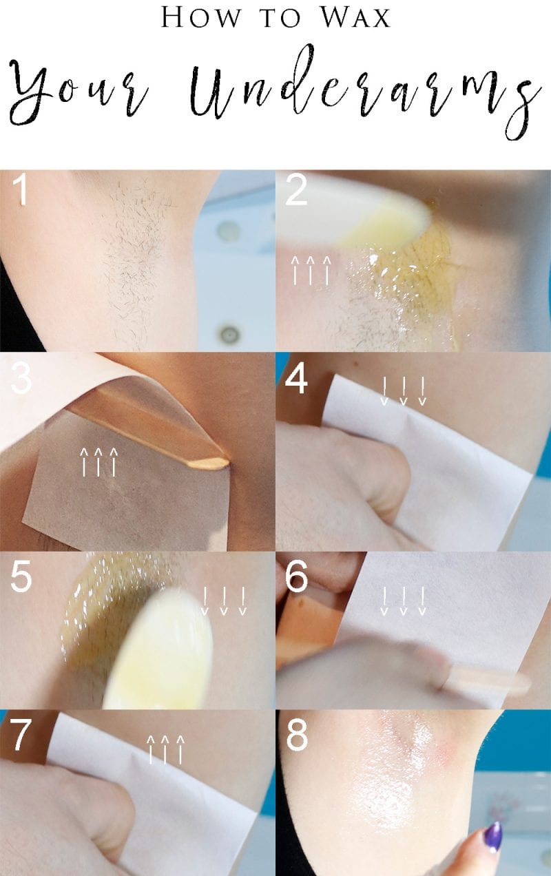 How to Wax Your Underarms the right way with Parissa Wax 