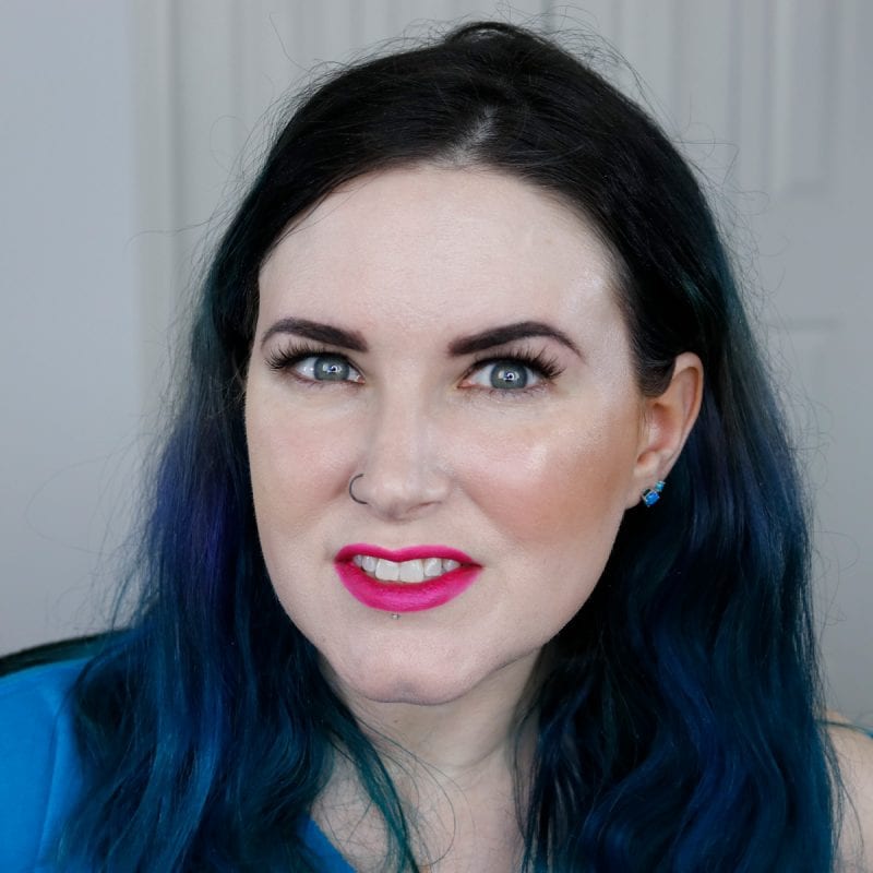 Laura Geller Beach Matte Baked Hydrating Bronzer in Sunrise Fair swatched on Pale Skin