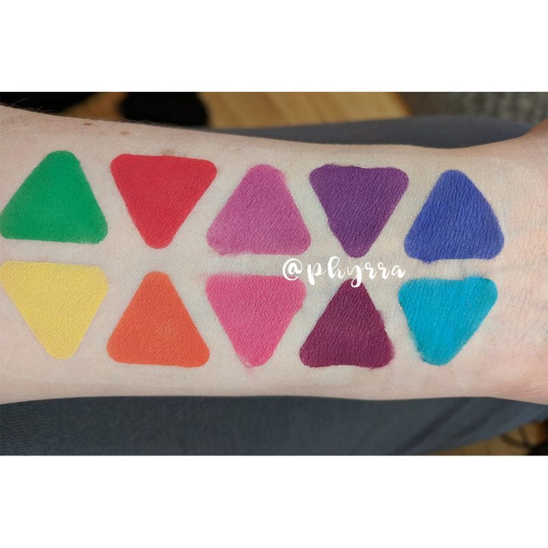 Makeup Geek Power Pigments - Swatches, Comparison, Demo