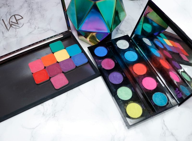 Makeup Geek Power Pigments vs Urban Decay Electric Palette