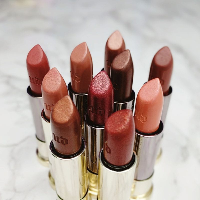 Urban Decay Naked Heat Vice Lipsticks