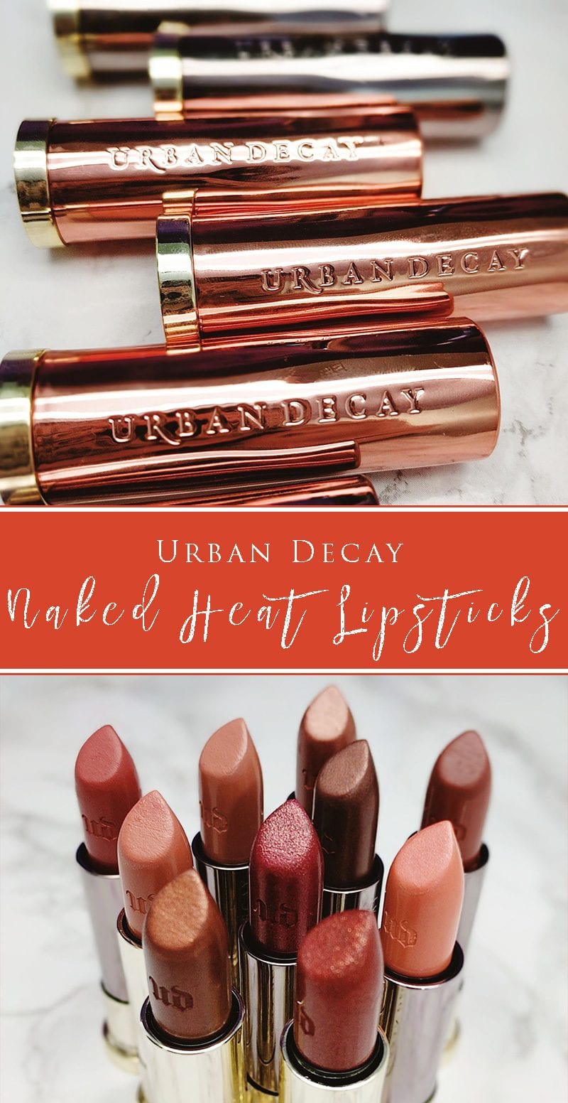 Urban Decay Naked Heat Vice Lipsticks Review, Swatches, Thoughts