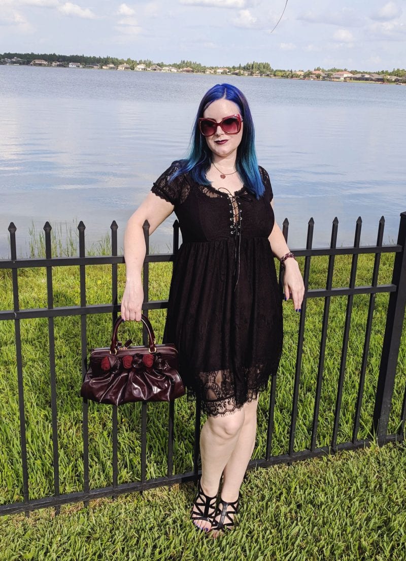 Killstar Bella Morte Lost Babydoll Dress, a romantic hippie goth dress