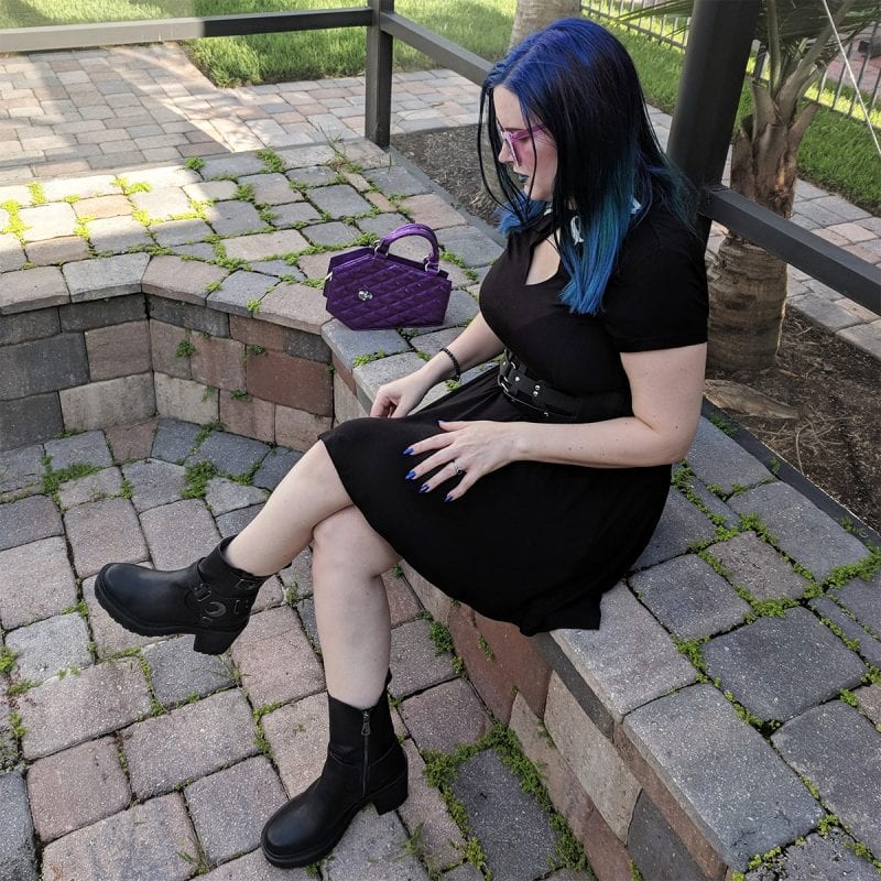 Killstar Starlight Biker Boots