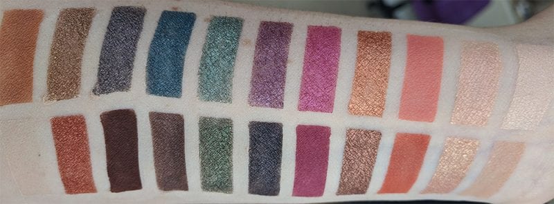 UD Born to Run Eyeshadow Palette Swatches Review