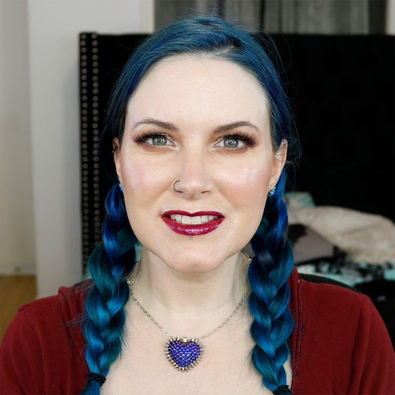 Natasha Denona Mini Lila Tutorial on Fair Skin