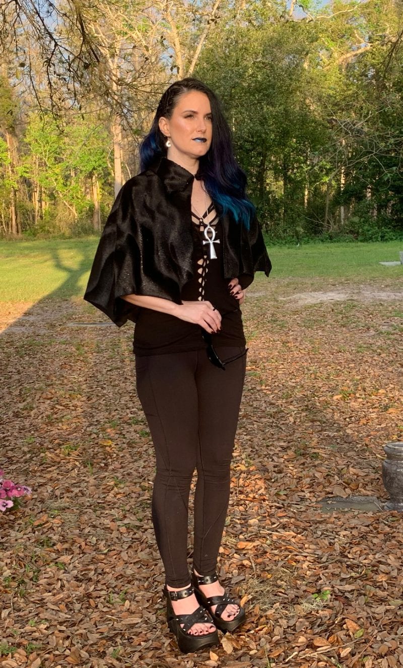 Spellbound Stitches Dracula Capelet