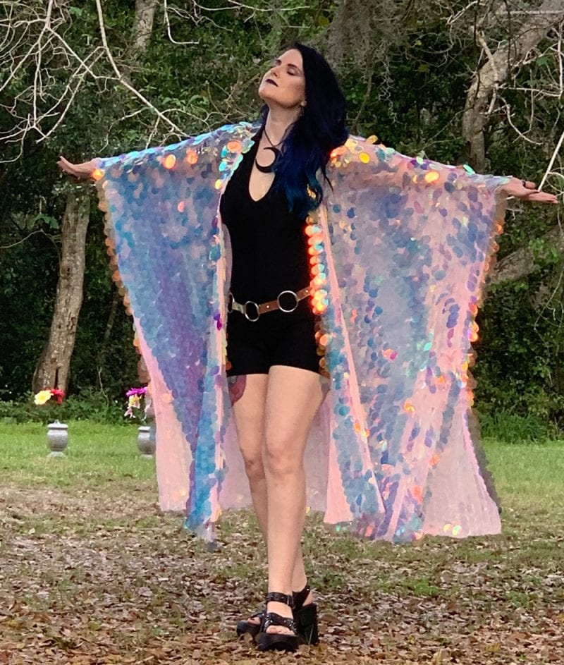 Spellbound Stitches Rainbow Kimono