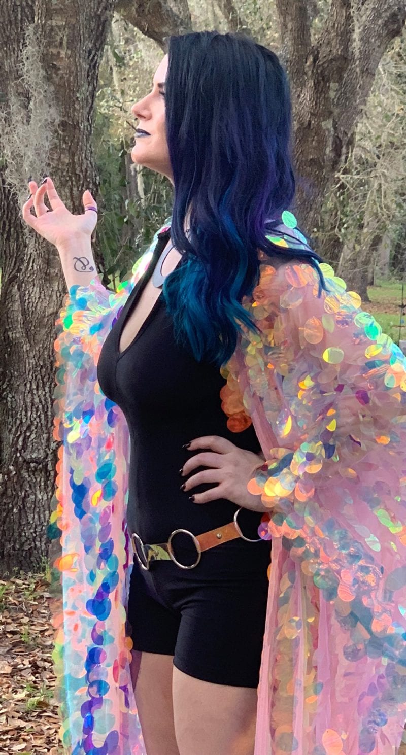 Spellbound Stitches Rainbow Kimono