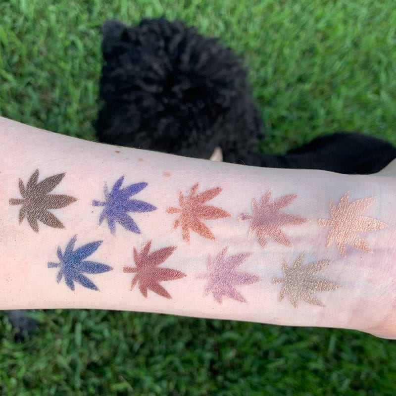 Melt Cosmetics Impulsive Palette Swatches on Fair Skin