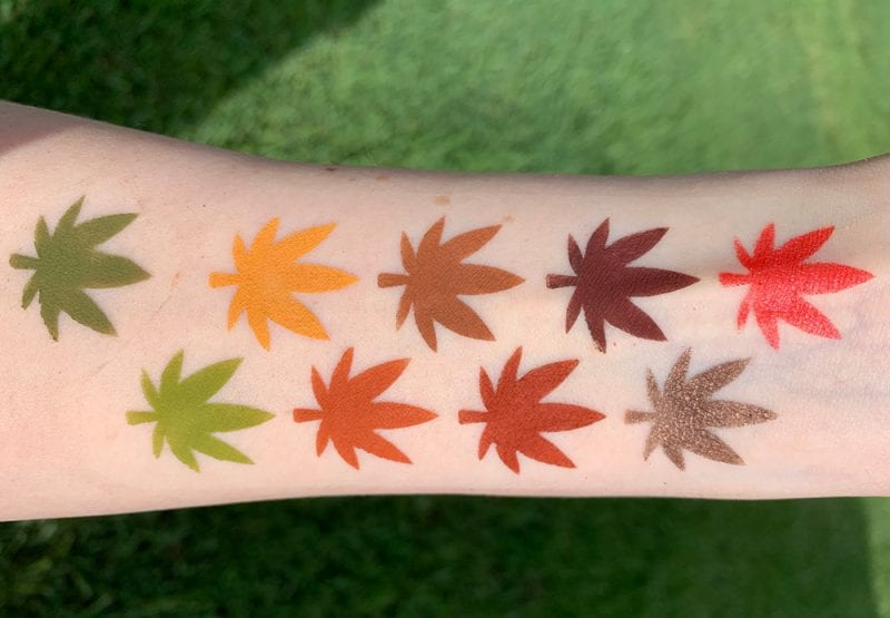 Melt Cosmetics Impulsive Palette Swatches on Fair Skin