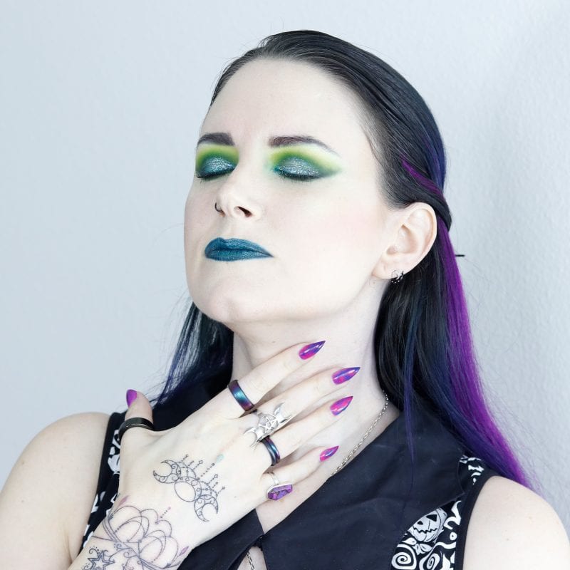 Blue Green Teal Smokey Eyes Tutorial