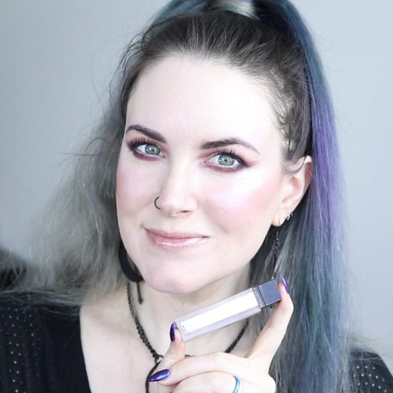 Jouer St. Tropez Lipstick Topper swatched on fair skin