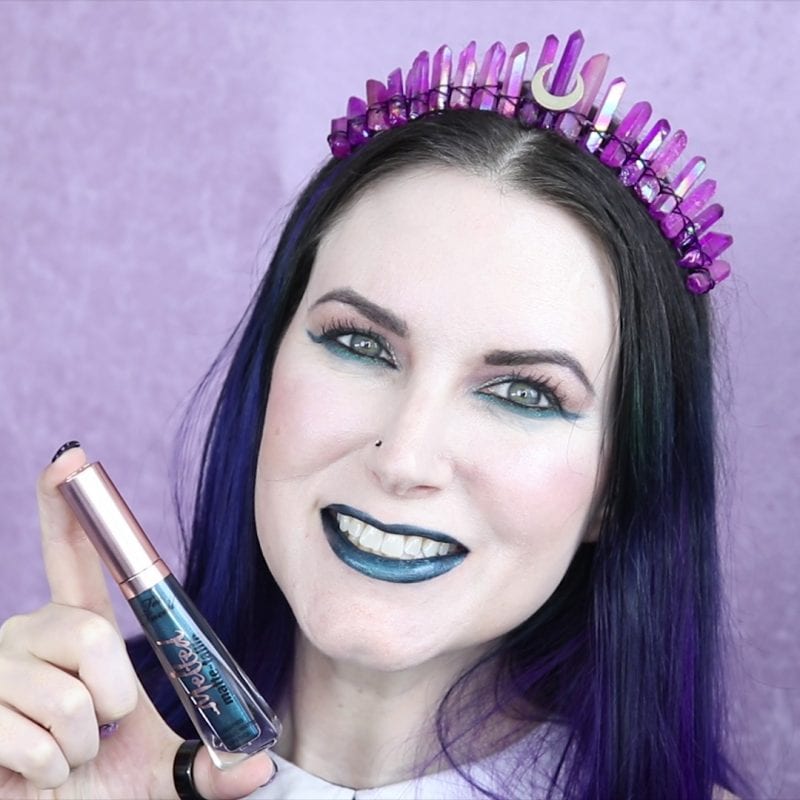 Too Faced the Real Teal Lip Swatch