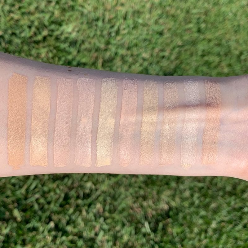 Drugstore Foundation Swatches on Fair Skin