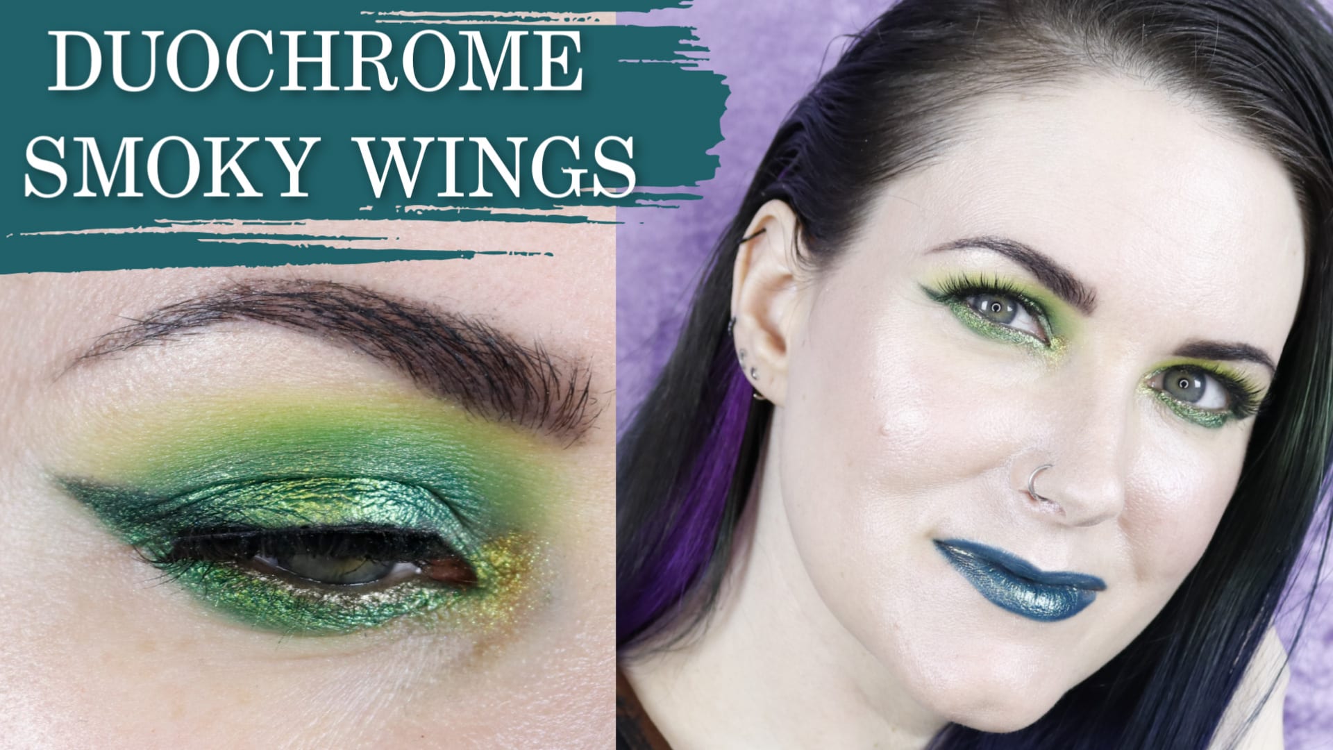 Duochrome Smoked Out Winged Liner Tutorial for Hooded Eyes