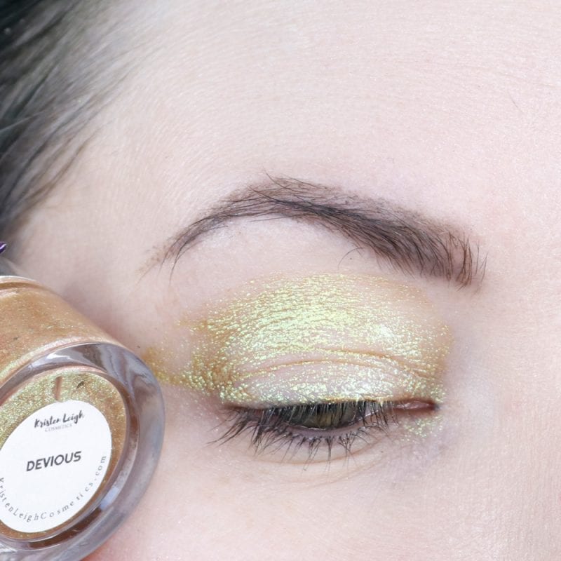 Kristen Leigh Glimmer Gel in Devious swatch