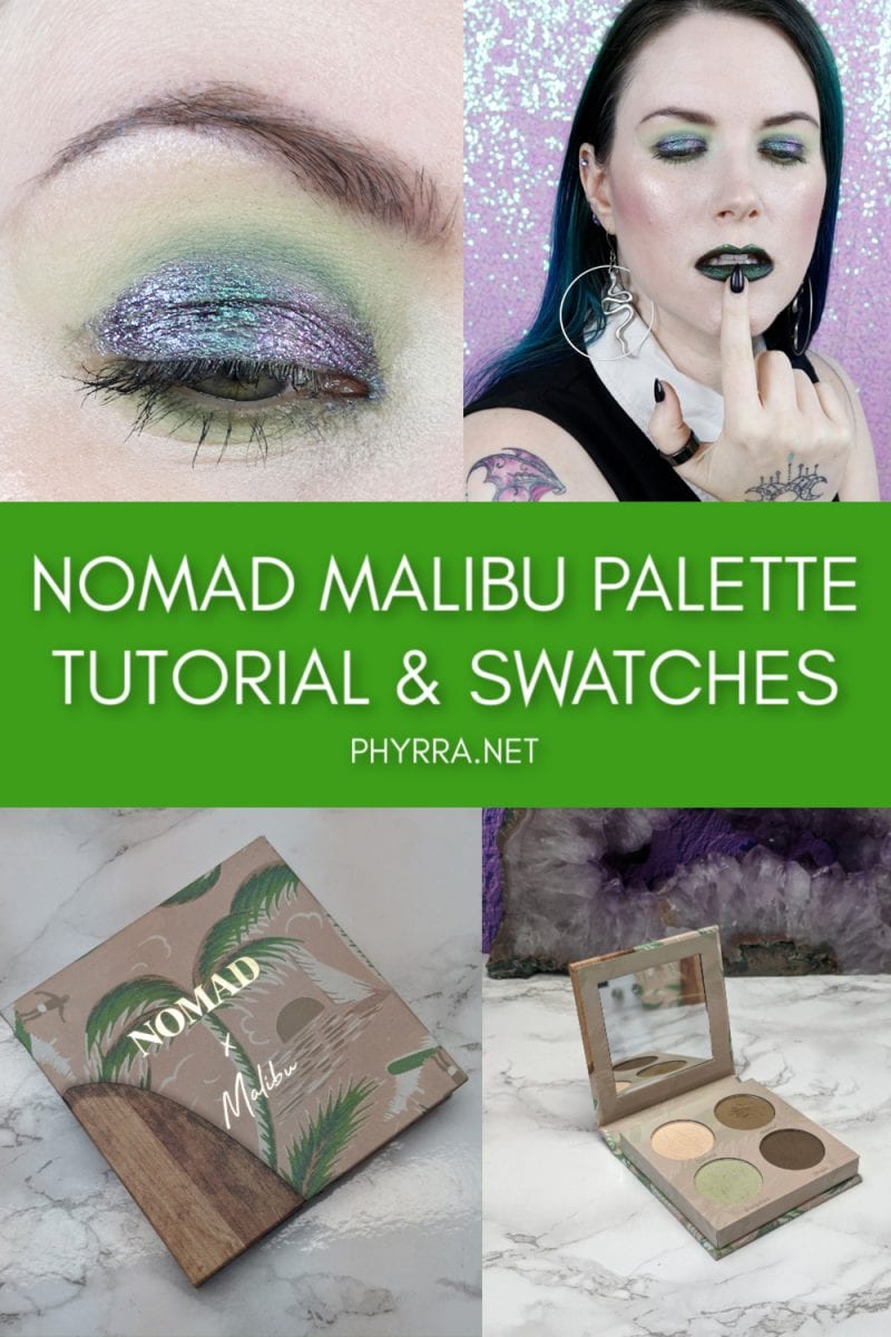 Nomad Cosmetics Malibu Surf Shack Palette Tutorial