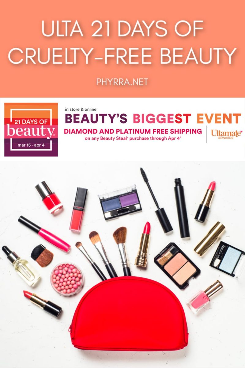 Ulta 21 Days of Cruelty-Free Beauty 2020