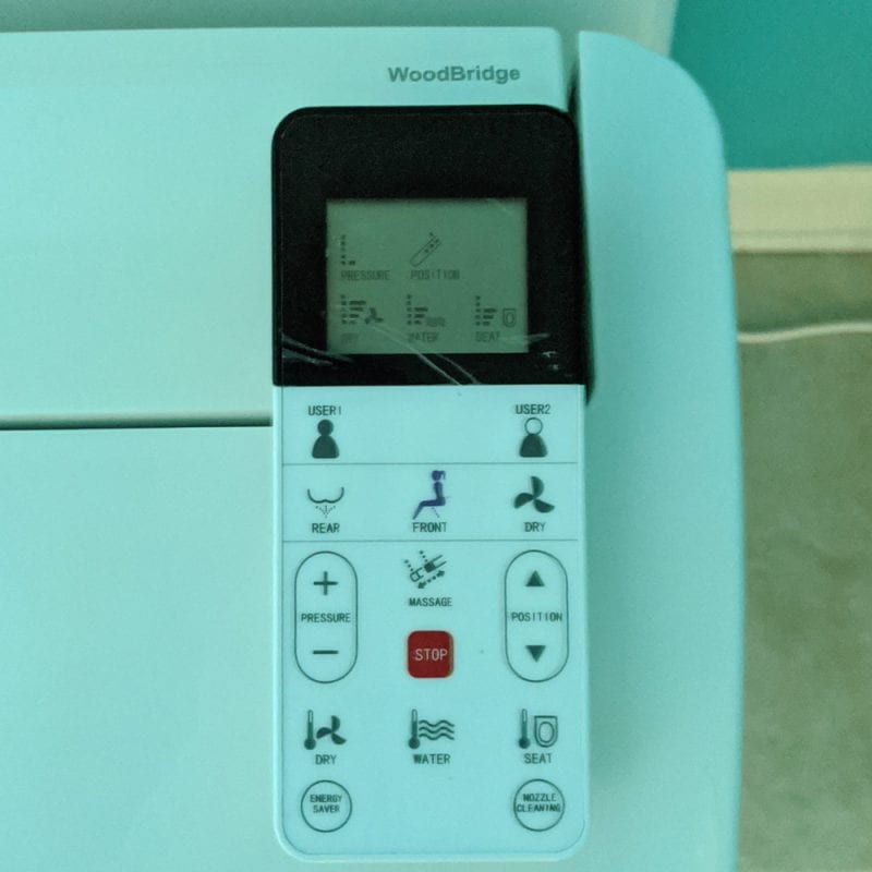 Woodbridge Bidet Toilet Remote
