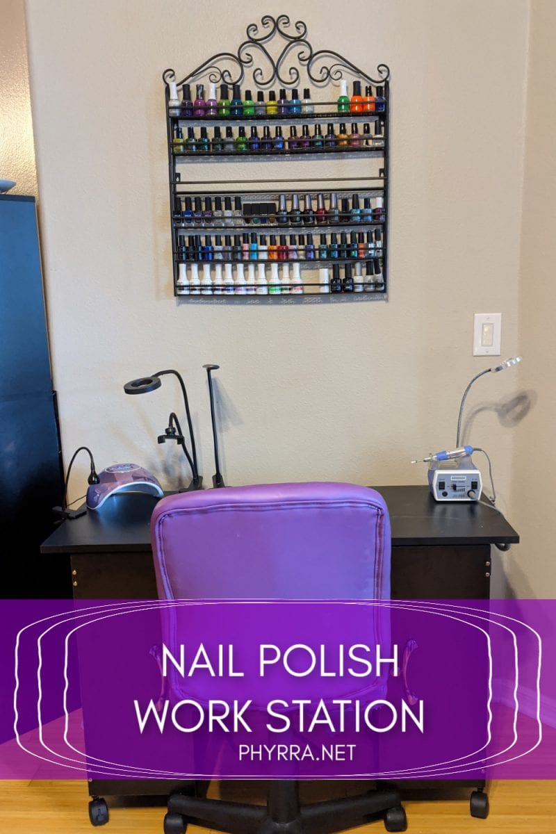 My Nail Polish Work Station
