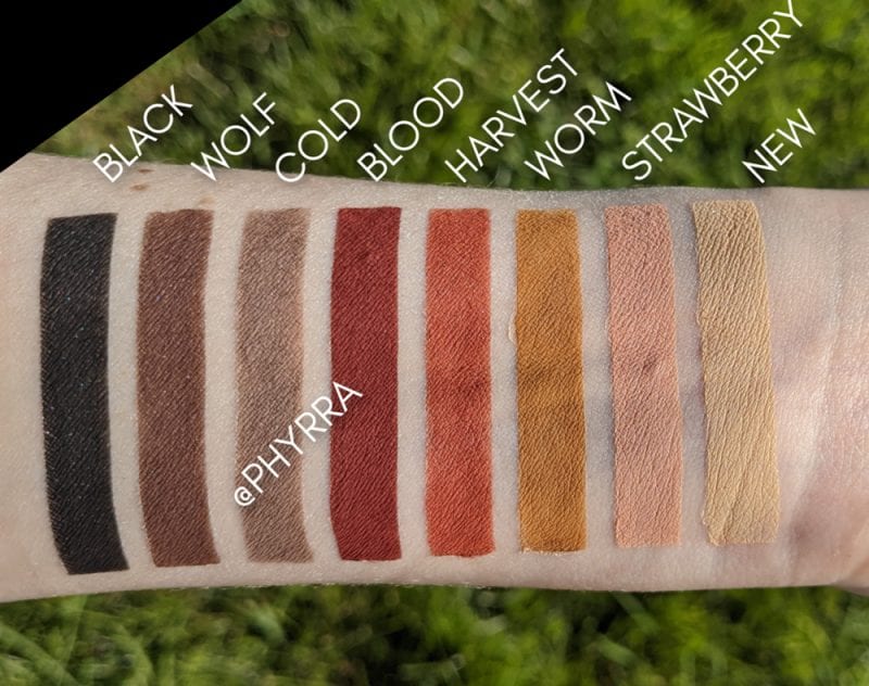 Black Moon Cosmetics Orb of Light Full Moon Palette Swatches