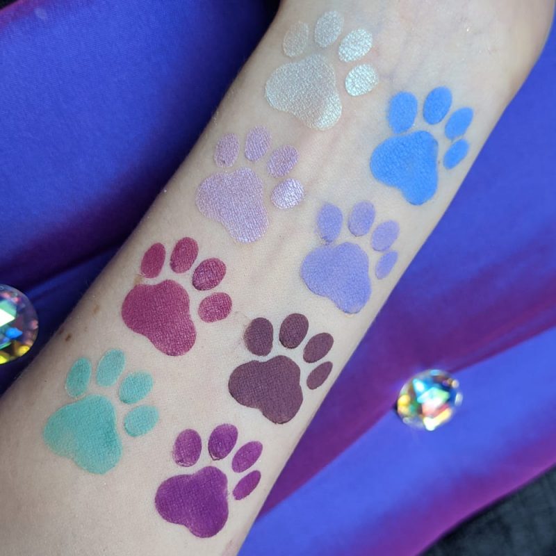 Sugarpill Pressed Eyeshadows Swatches on Pale Skin