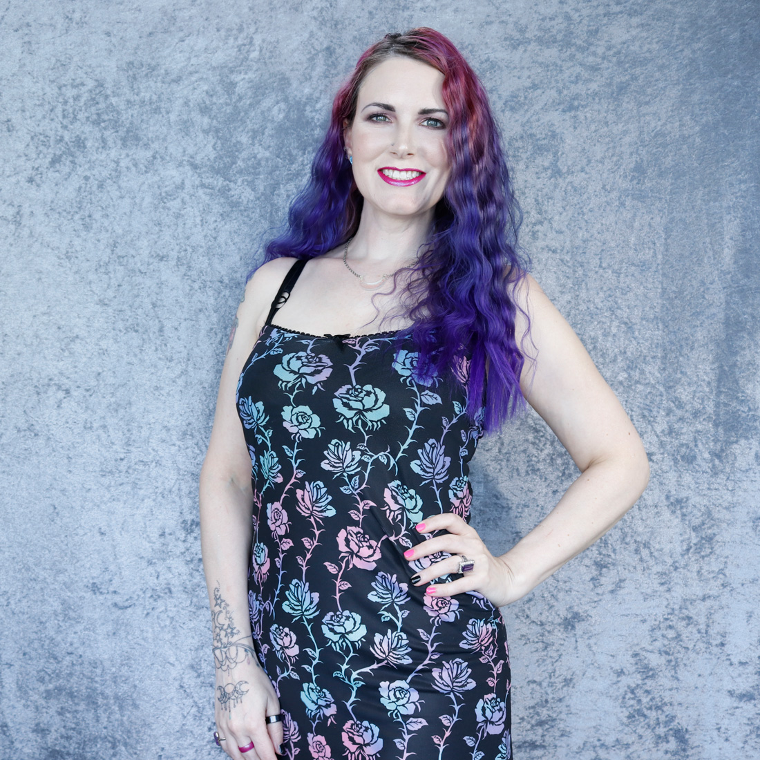 Pastel Goth Summer Dress