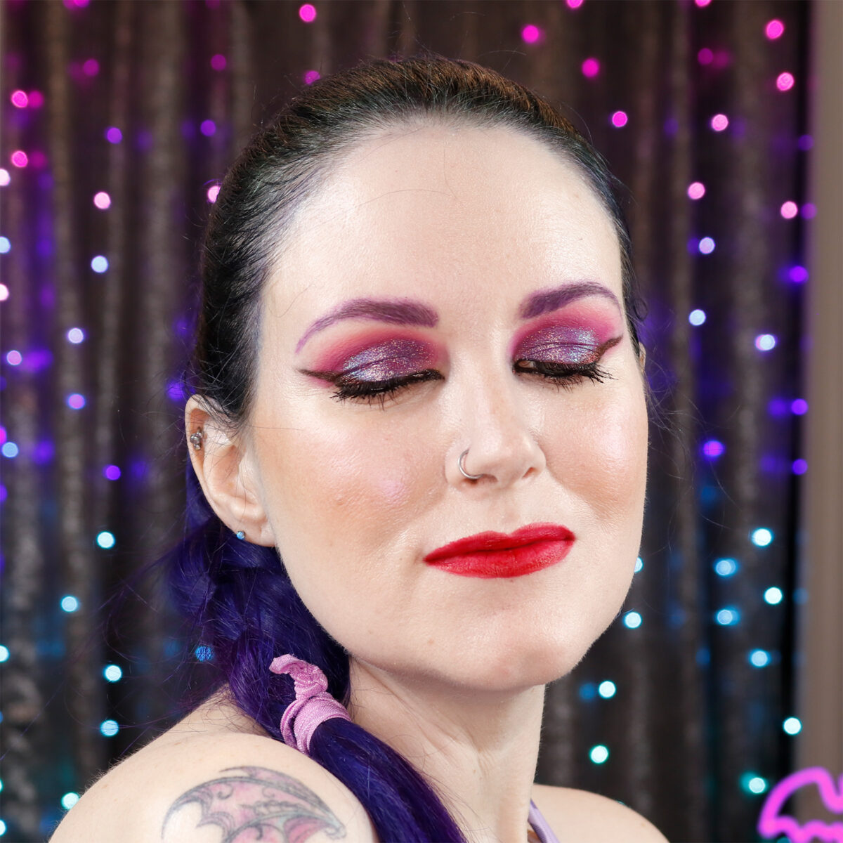 Indie Makeup Multichrome Look