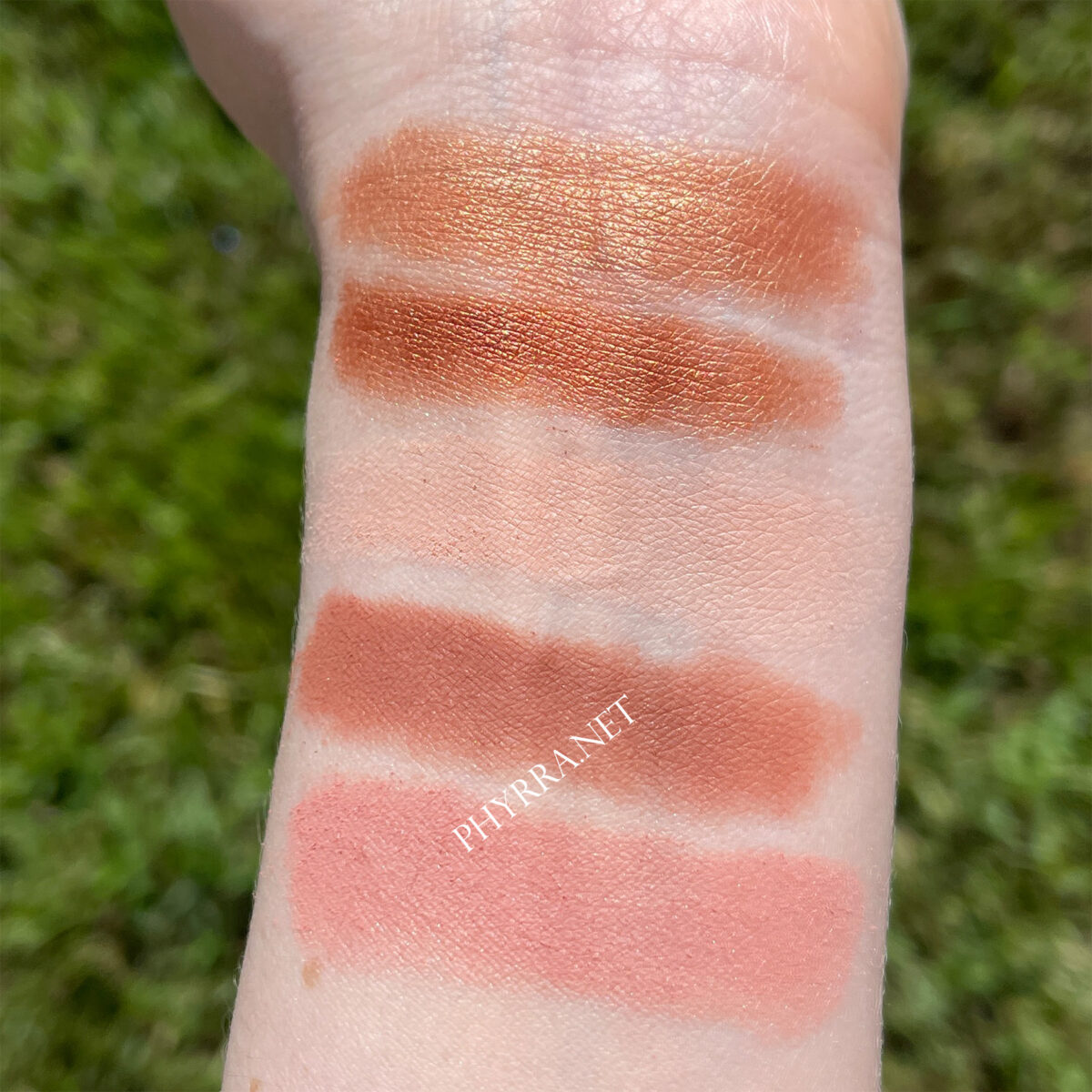 Buxom Hot Toddy Swatches on Very Fair Neutral Skin