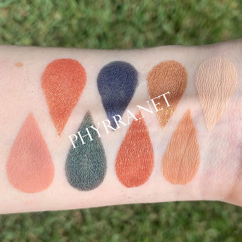 Tarte Fall Feels Palette Swatches on Fair Skin