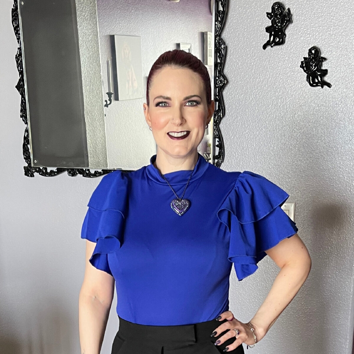 Cordelia is wearing Velour Would I Lie false lashes