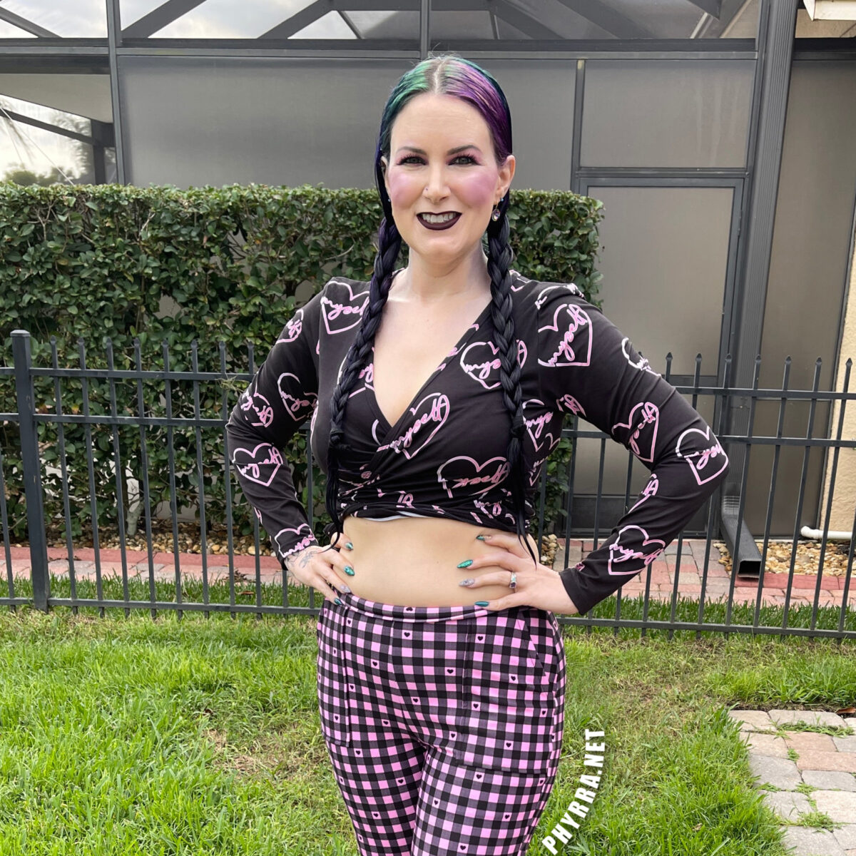 Too Fast Love Myself Wrap Heart Top