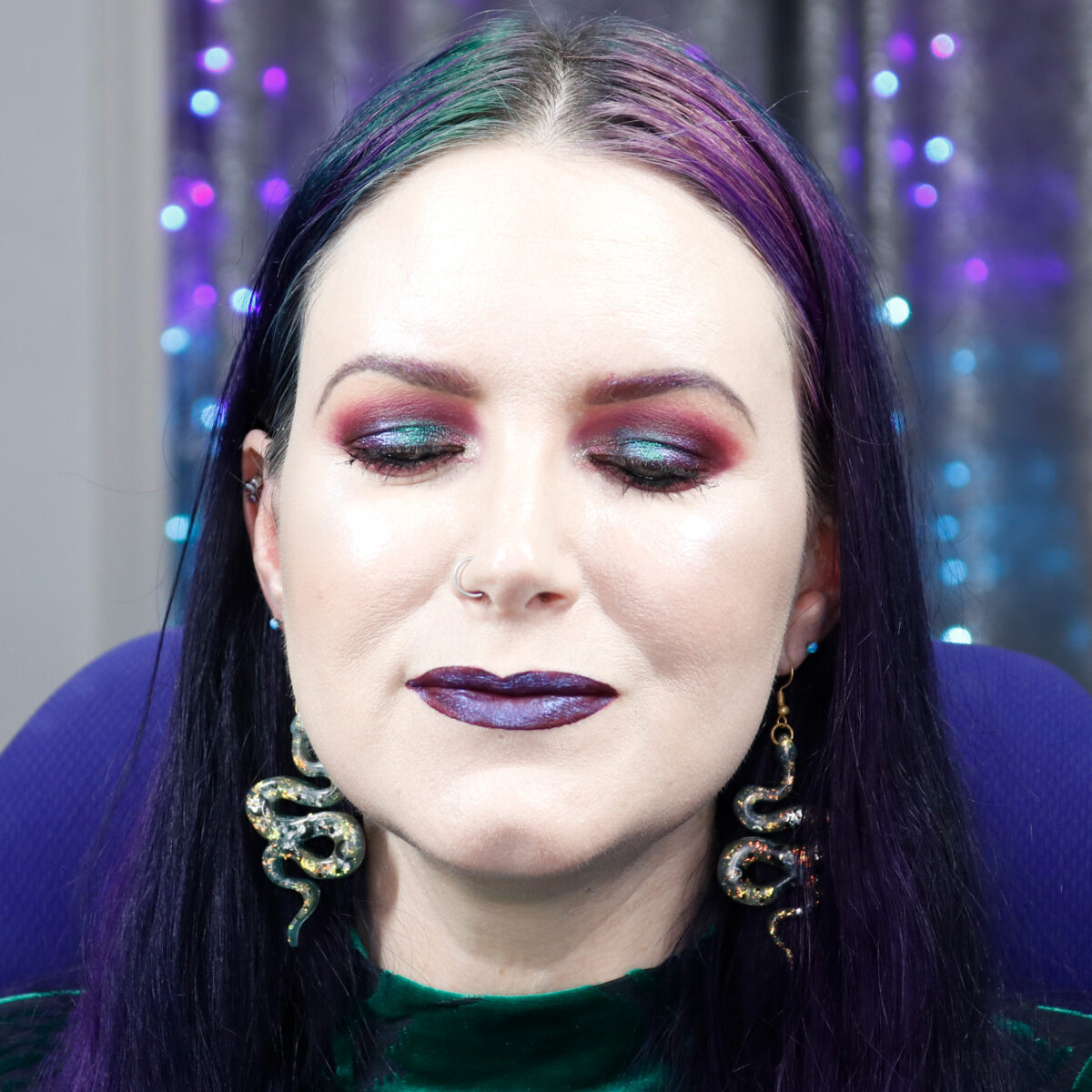 Multichrome Makeup on Hooded eyes