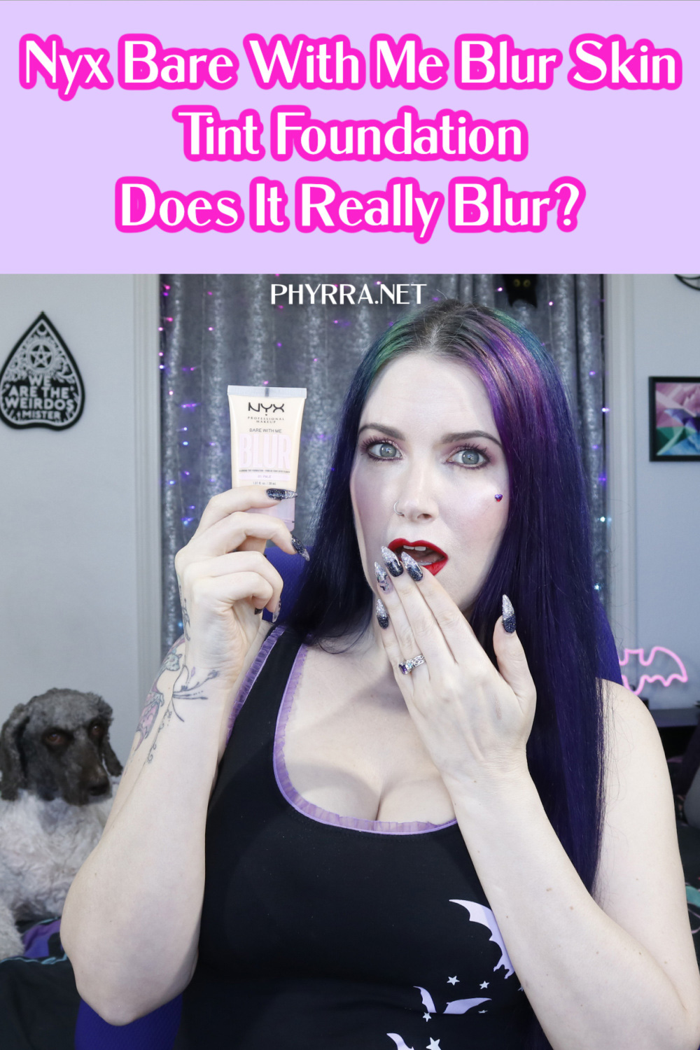 Nyx Bare With Me Blur Skin Tint Foundation Review Plus Wear Test