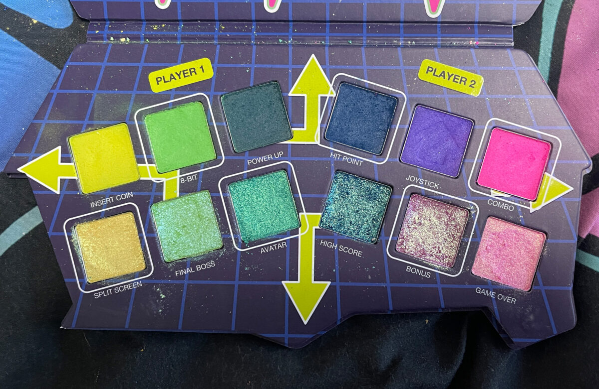 Inside the Lethal Cosmetics 1UP Palette