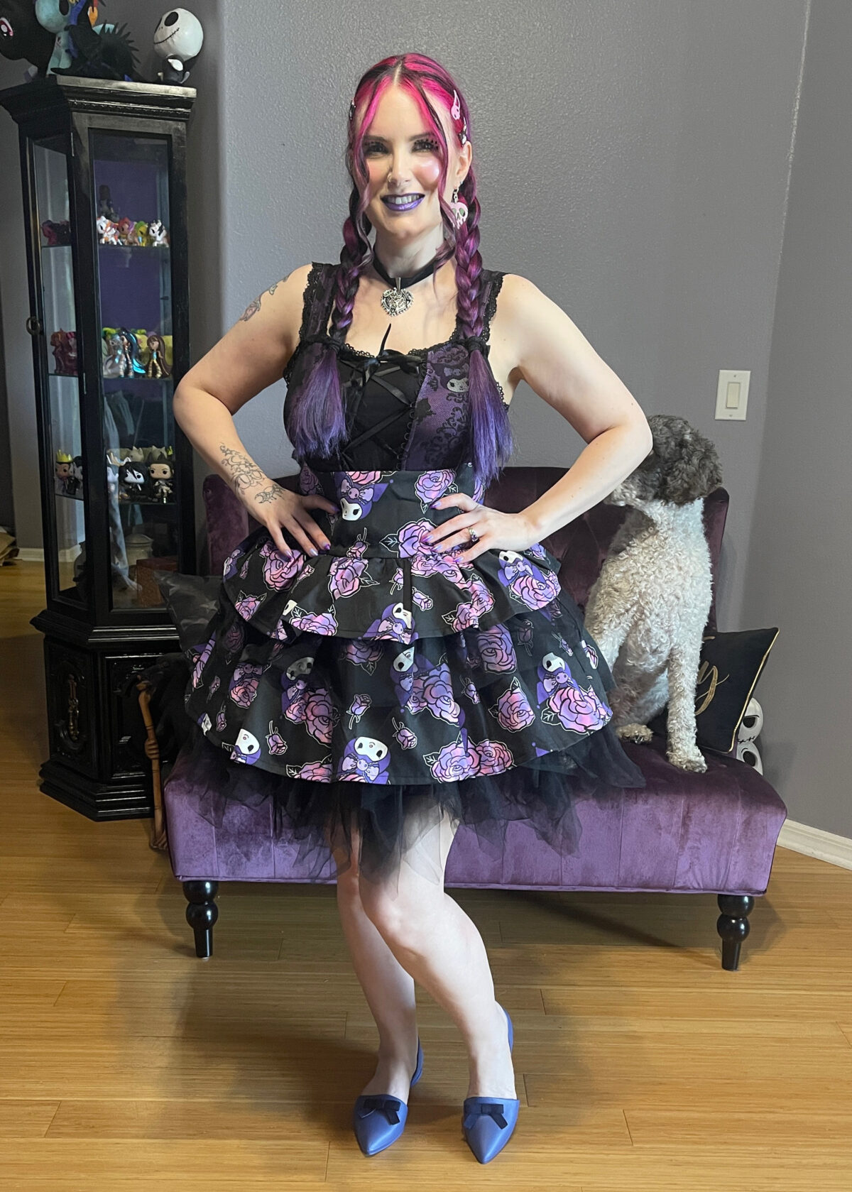 Kuromi Aesthetic Fashion Inspiration aka Sanriocore