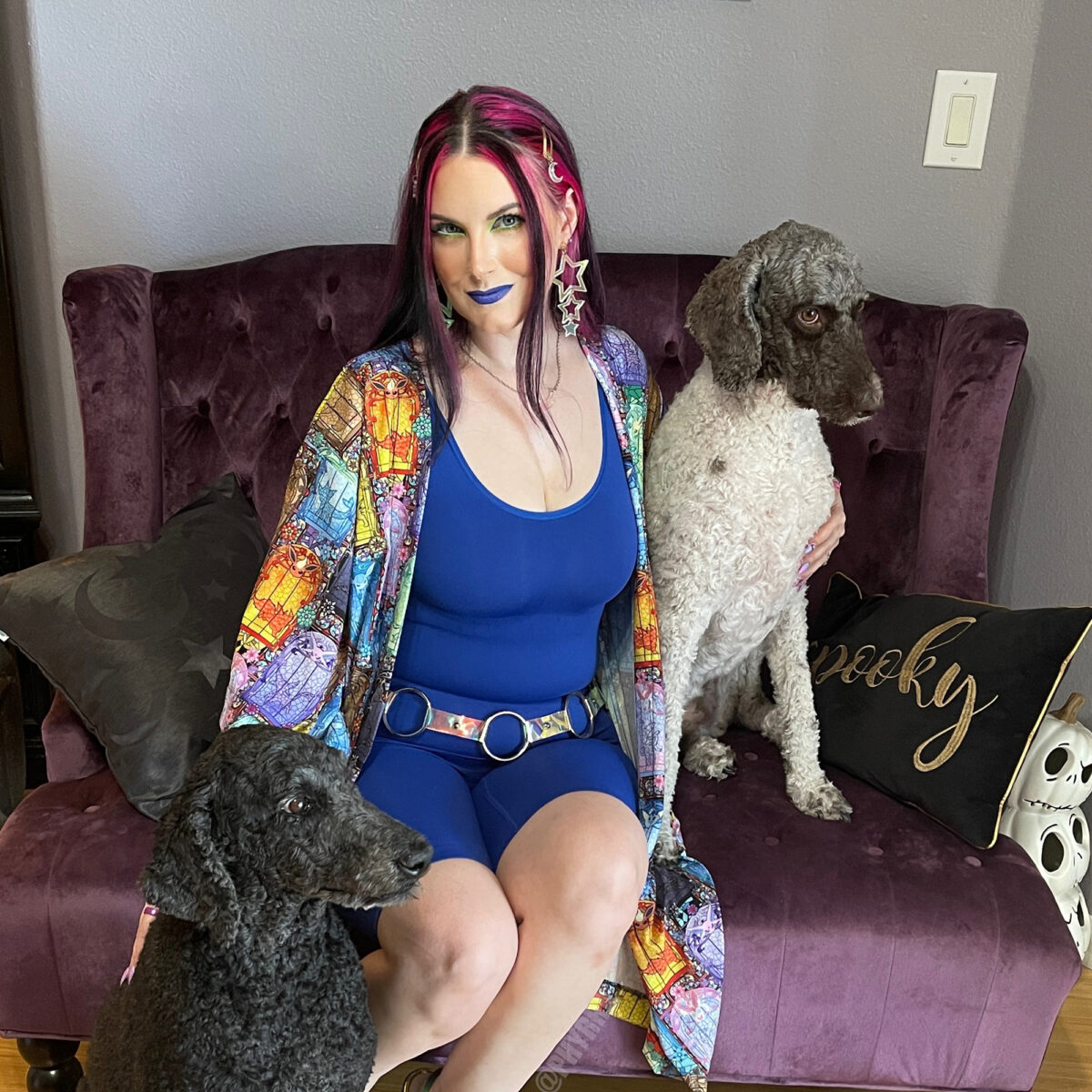 Shapellx Tank Bodysuit in Royal Blue