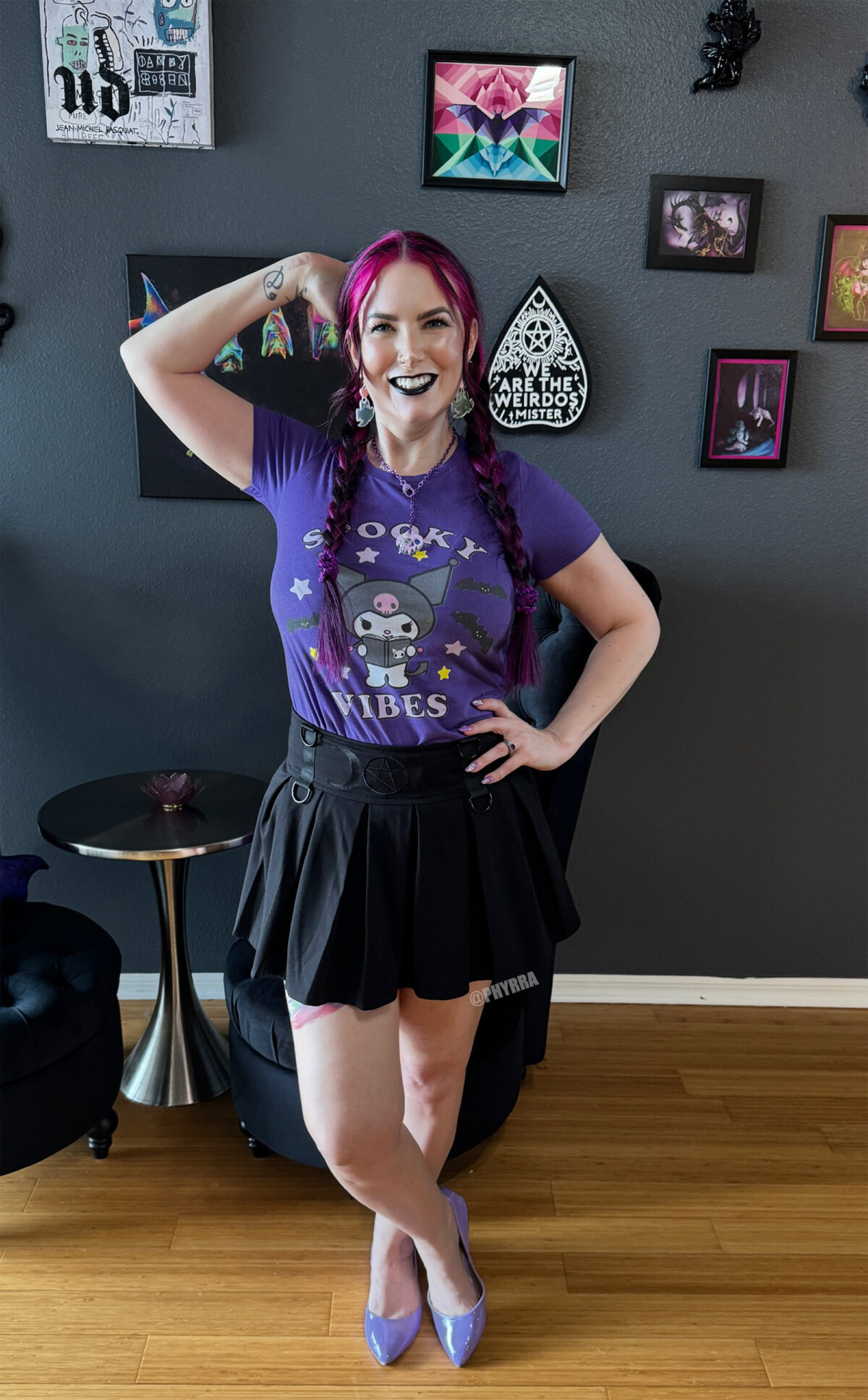 Sanrio Kuromi Halloween Spooky Vibes T-Shirt