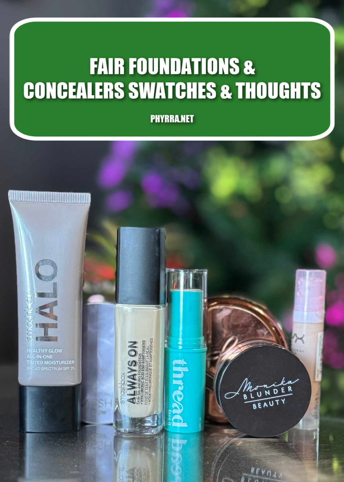 Fair Foundation Swatches