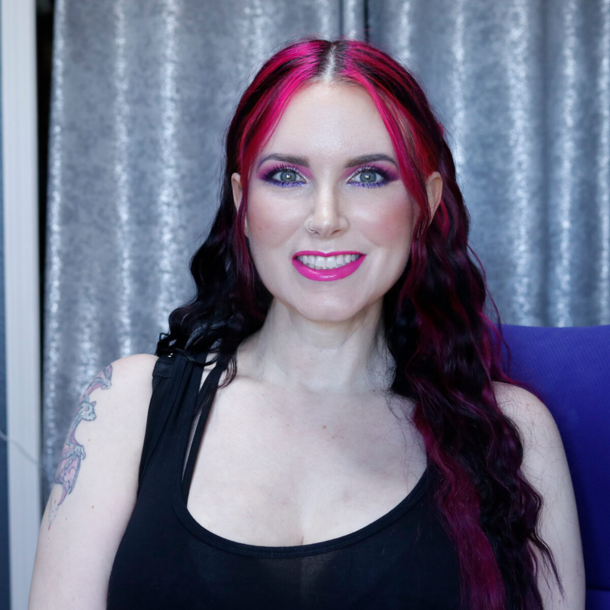 Wicked Widow Beauty Lovesick Palette on deepset eyes