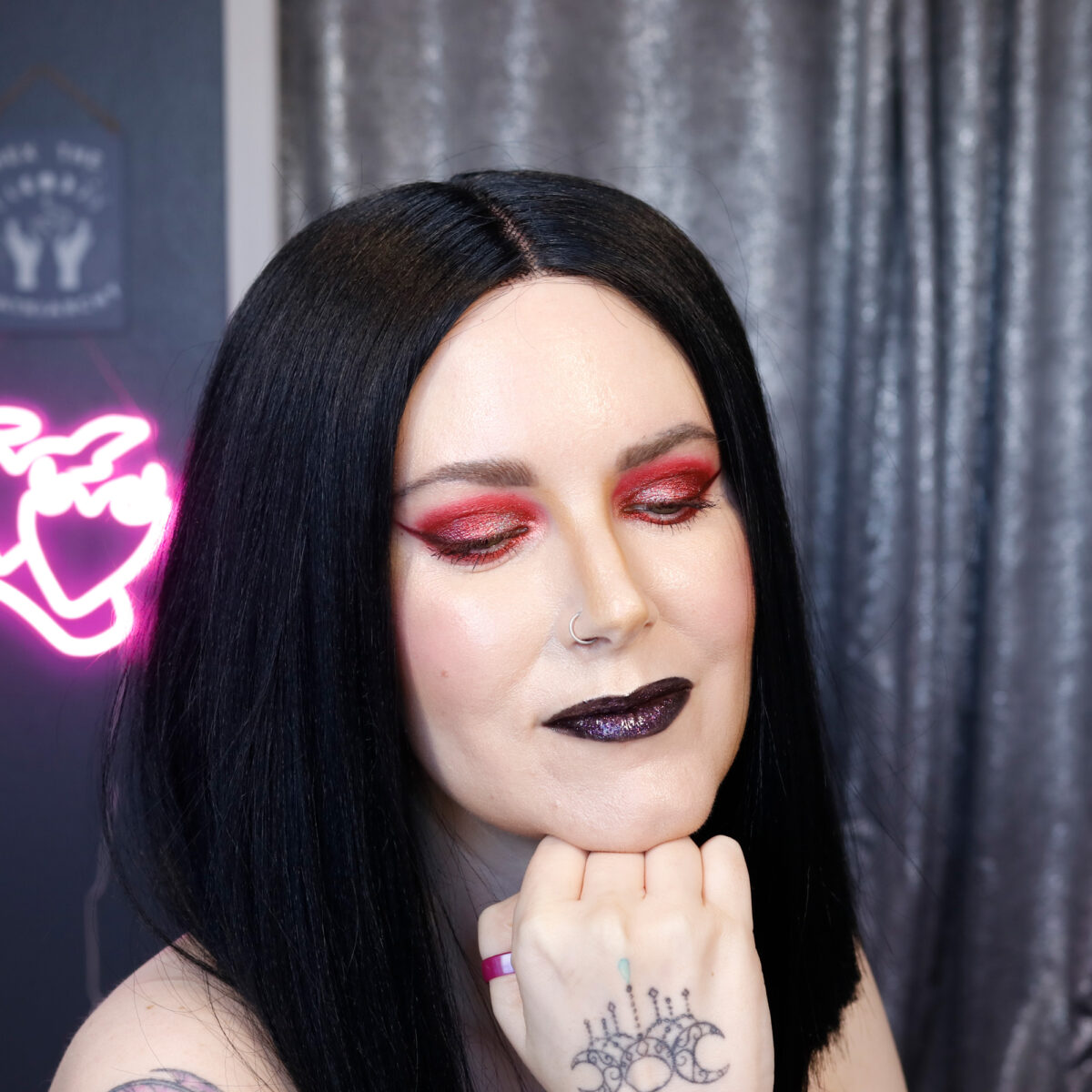 Cordelia is wearing REM Beauty 7 Rings plumping glosss